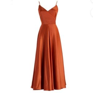 Sienna satin dress